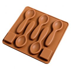Форма силиконовая для шоколада Ложки 5 шт