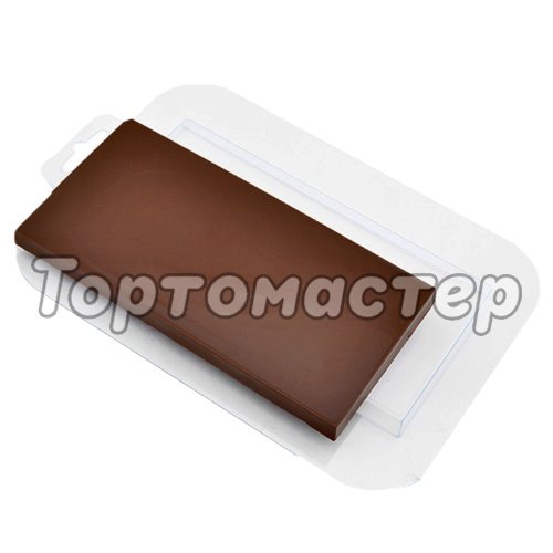 Форма пластиковая Плитка шоколада Гладкая