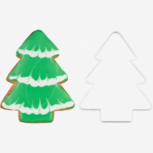 Вырубка пластиковая "Ёлочка" 9 см 