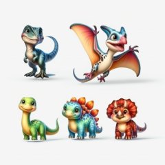 Пряник "Динозаврик" 