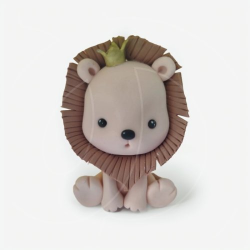 Фигурка из мастики "Львёнок" 