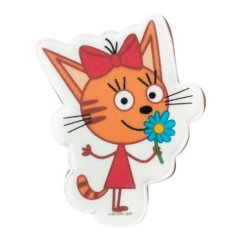 Пряничный топпер "Кошечка Карамелька" 