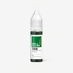 Краситель пищевой гелевый водорастворимый Art Color "Pro 356 Рождественский Зелёный" 15 мл ARTC-4831-15 (356)