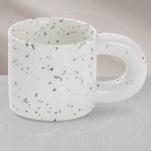 Кружка фарфоровая "Белая в крапинку" 350 мл 10716051