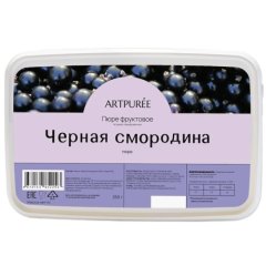 Пюре замороженное ARTPUREE Чёрная смородина 1 кг 4670134851531