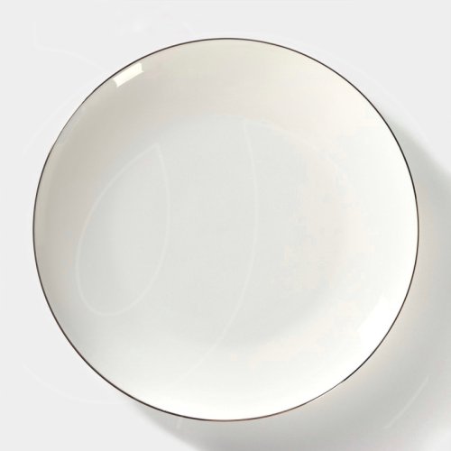 Тарелка фарфоровая "Золотой ободок" 9682337