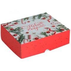 Коробка для сладостей "С Новым Годом!" 20х17х6 см