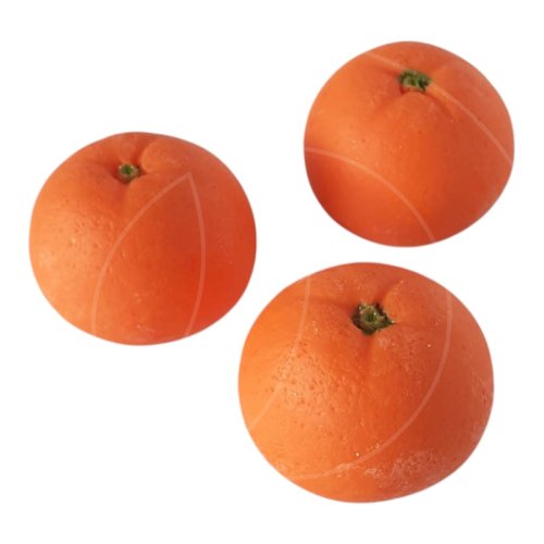 Фигурка из шоколадной глазури "Мандаринки" 3 шт 