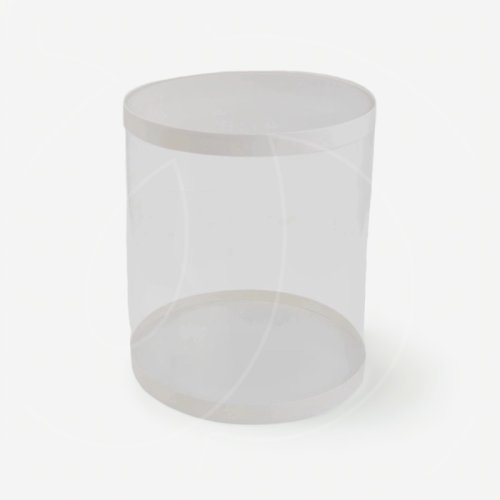 Коробка для торта тубус белая 30х34 см 