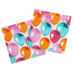 Салфетки бумажные "Воздушные шары" 20 см 7756545