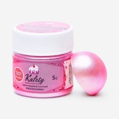 Блеск пищевой Kafety "Розовый жемчуг" 5 г 