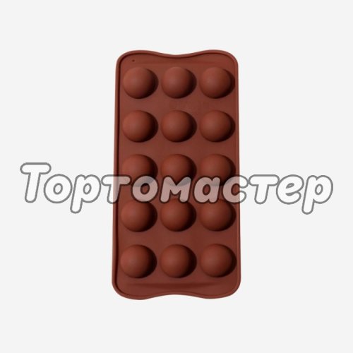 Форма силиконовая "Сфера" 15 шт 6032575