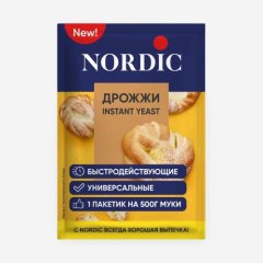 Дрожжи сухие быстродействующие Nordic 6 г 