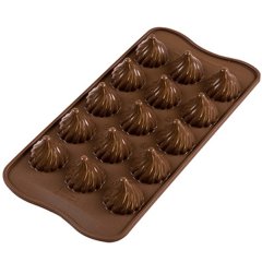Форма силиконовая для шоколада Silikomart Огоньки 15 шт