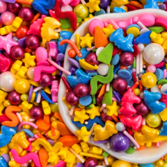 Посыпка кондитерская "Лошадки микс" 50 г 