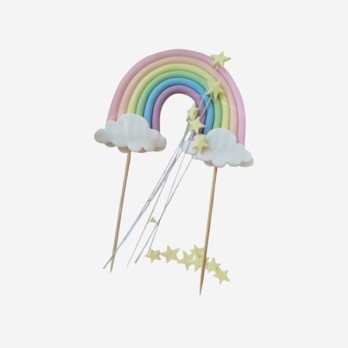 Фигурка из мастики "Радуга" 