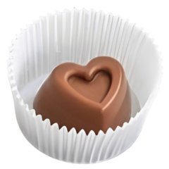 Форма пластиковая для шоколада "Сердечки" 21 шт
