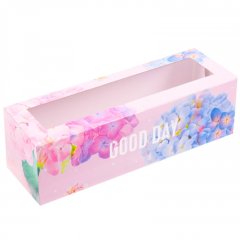 Коробка для макарон с окном "Good day" 3400715