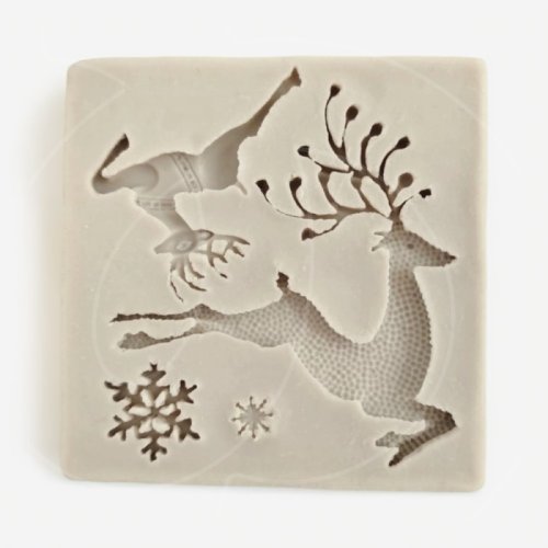 Молд силиконовый "Олени" 