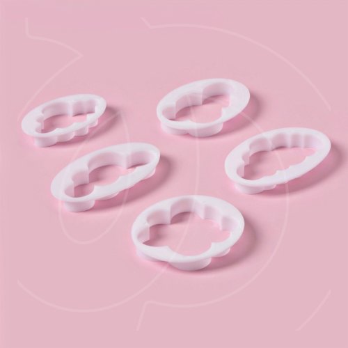 Набор вырубок пластиковых "Облака" 5 шт 1680106