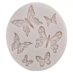 Молд силиконовый "Бабочки" 6 шт 2818774, m-49