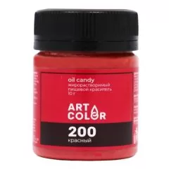 Краситель пищевой сухой жирорастворимый ART COLOR "OIL CANDY Красный" 10 г OIL-4678-10