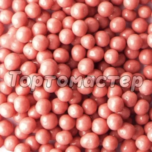 Посыпка кондитерская шоколадные шарики хрустящие CALLEBAUT "RUBY CHOCOLATE CRISPEARLS" 50 г CHR-CC-2CRISE0-02B